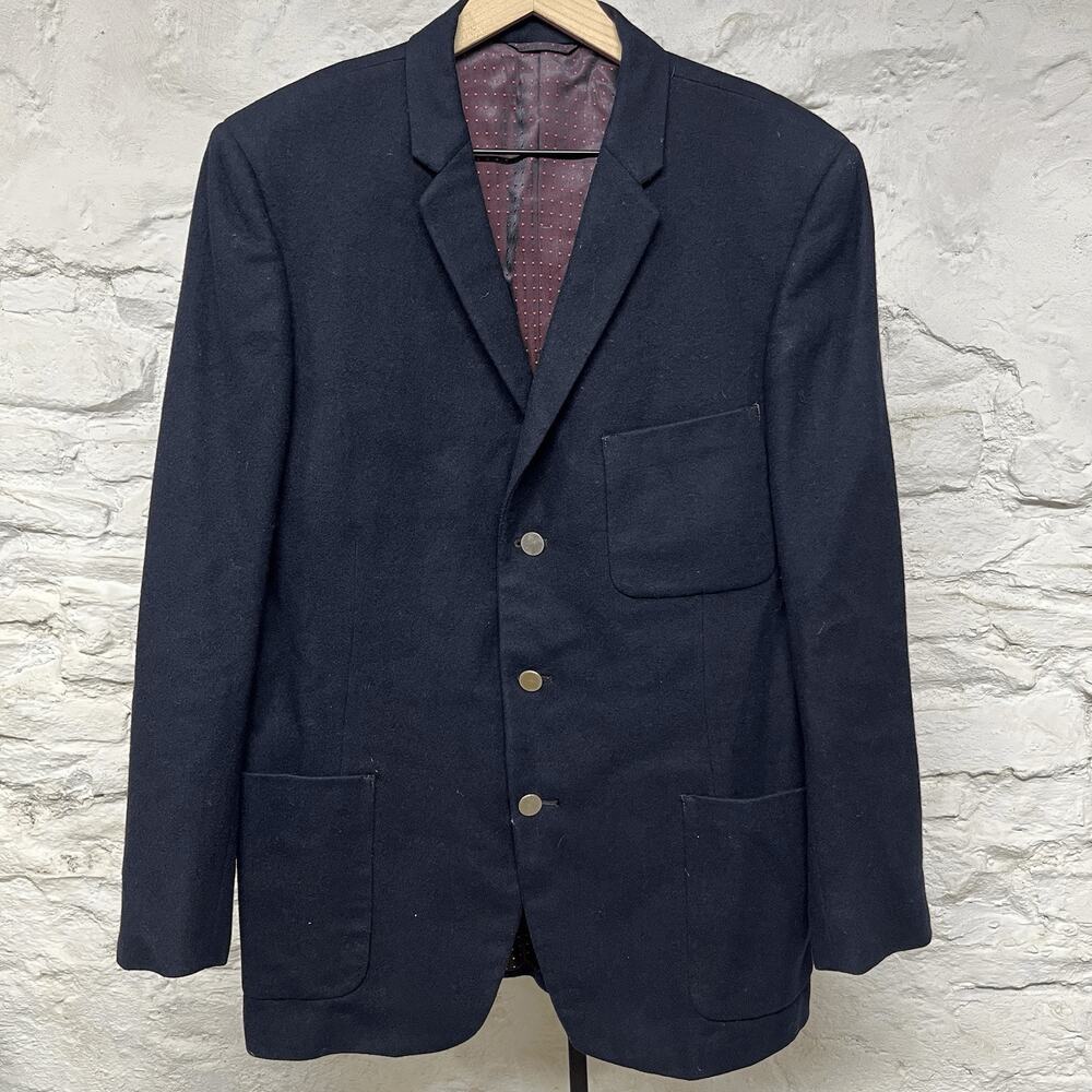 Alexandre Vintage Tailored Sport Coat Wool Made in England Insulated Blazer EUC